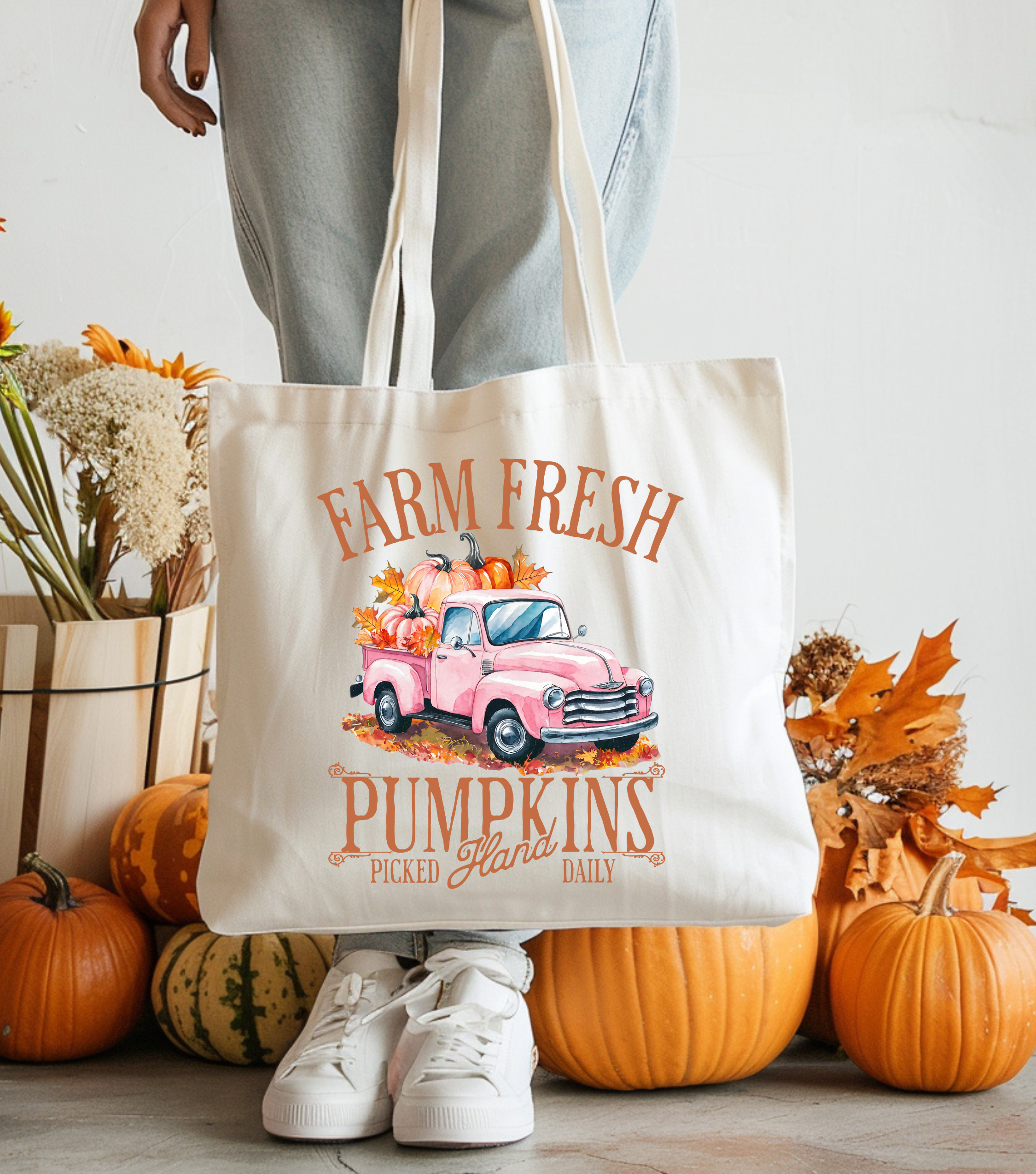 Farm Fresh Pumpkins Tote