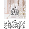 Simply Floral UVDTF Cup Wrap