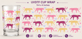 Colorful Cats UVDTF Cup Wrap