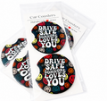 Drive Safe Car Coasters