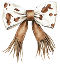 Cowhide Bow DTF