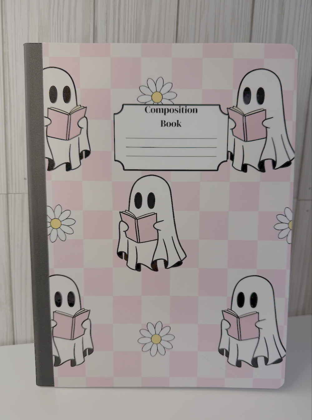 Cute Ghost Reading Composition Books