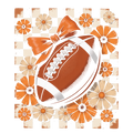 Floral Football DTF Transfer