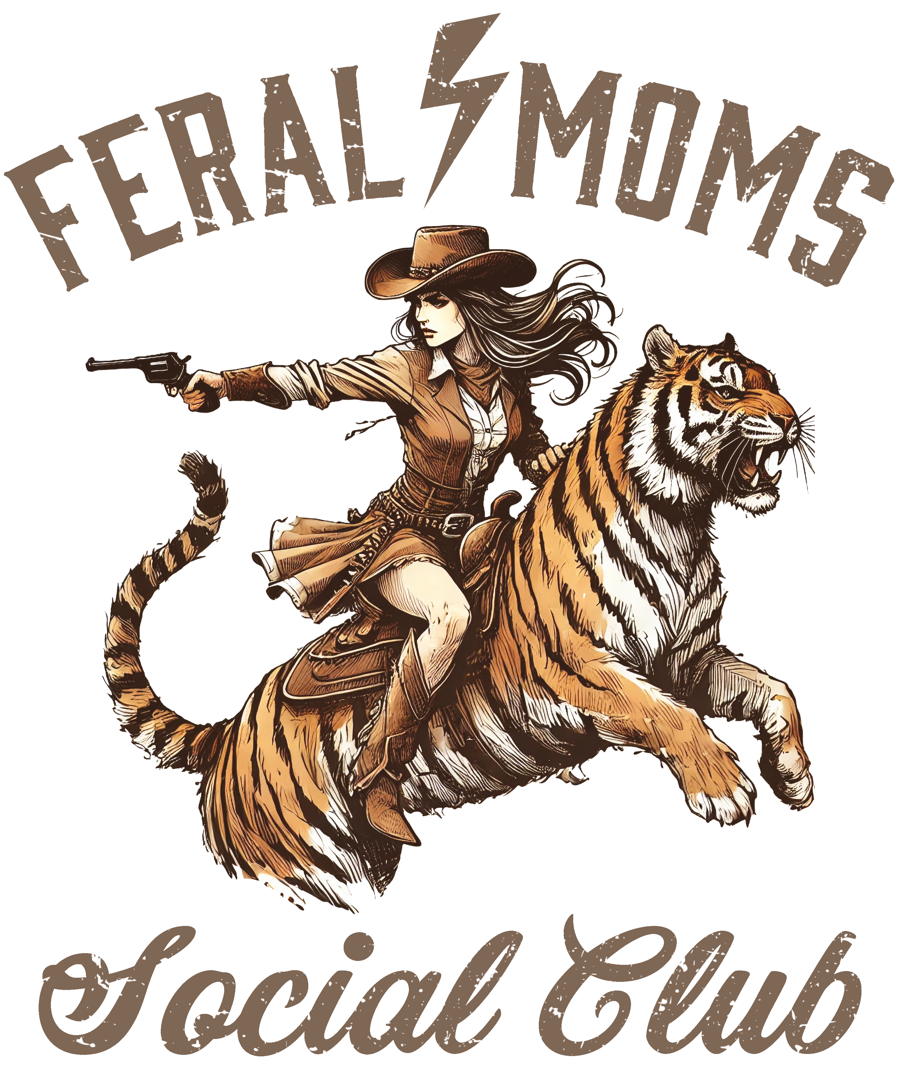 Ferral Moms Social Club DTF Transfer