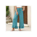 Flared Hem Loose Cropped Pants