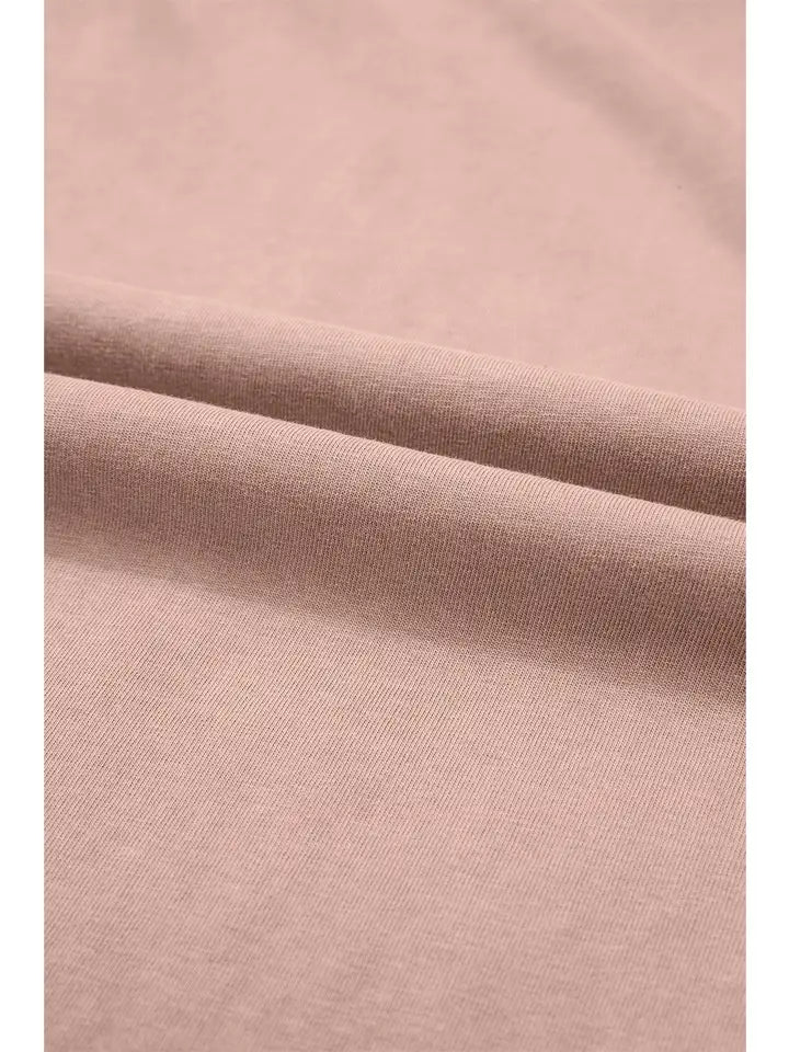 Floral Patch Mineral Wash Terry Knit Pants - 3 Colors Available