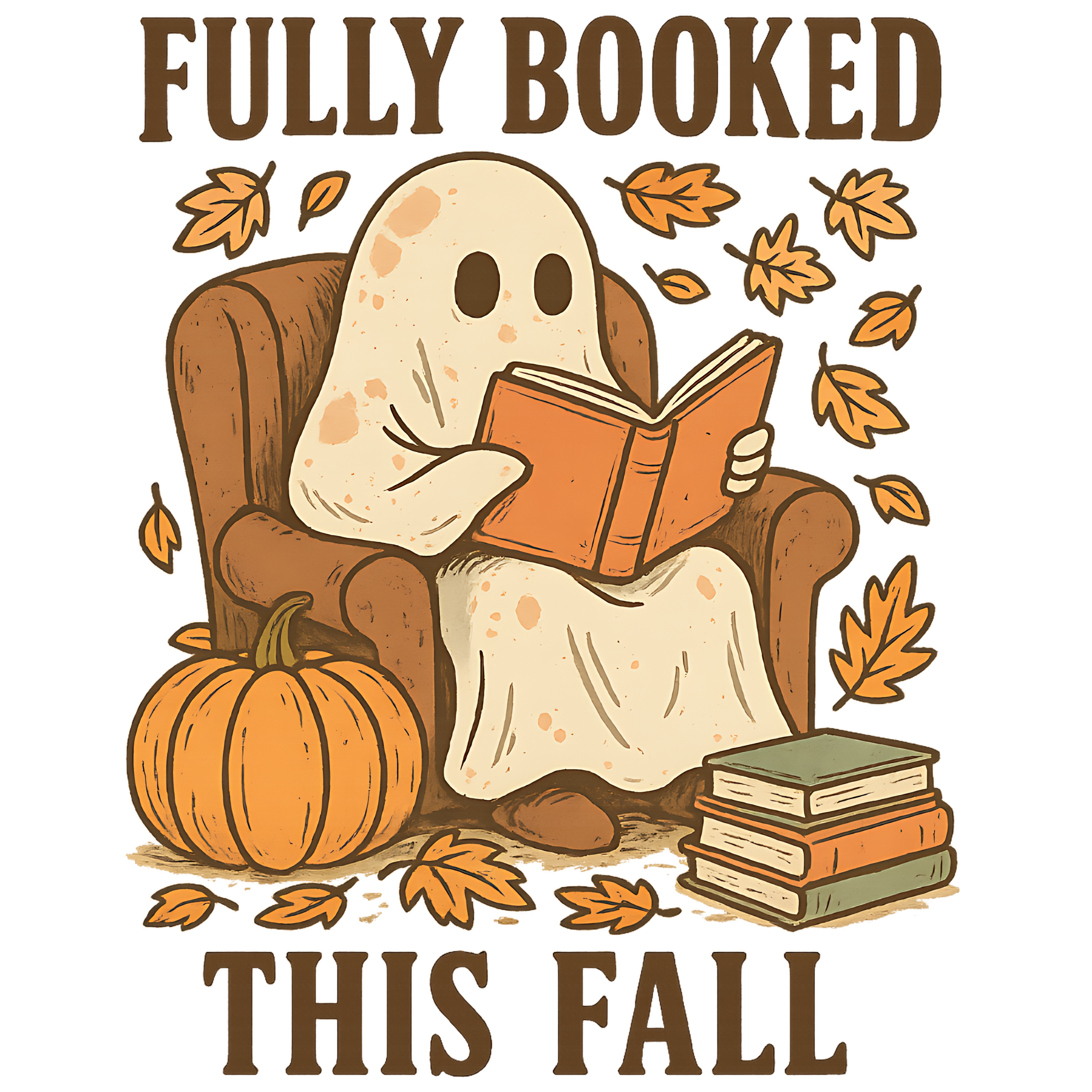 Fully Booked Ghost DTF Transfer