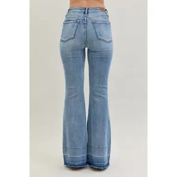 Judy Blue High Waist "Tummy Control " w/ Release Hem Flare