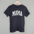 Mama Checkered Lightning Bolt Distressed