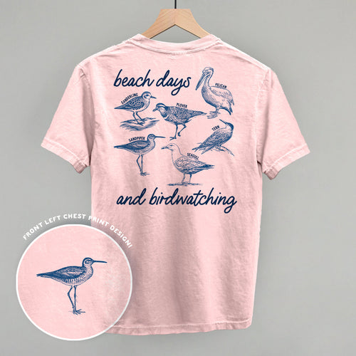 Beach Days And Birdwatching (Back Print)