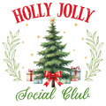 Holly Jolly Social Club DTF Transfer