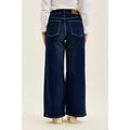 Judy Blue High Waisted Petite "Lux" Retro Wide Dk Twilight Blue
