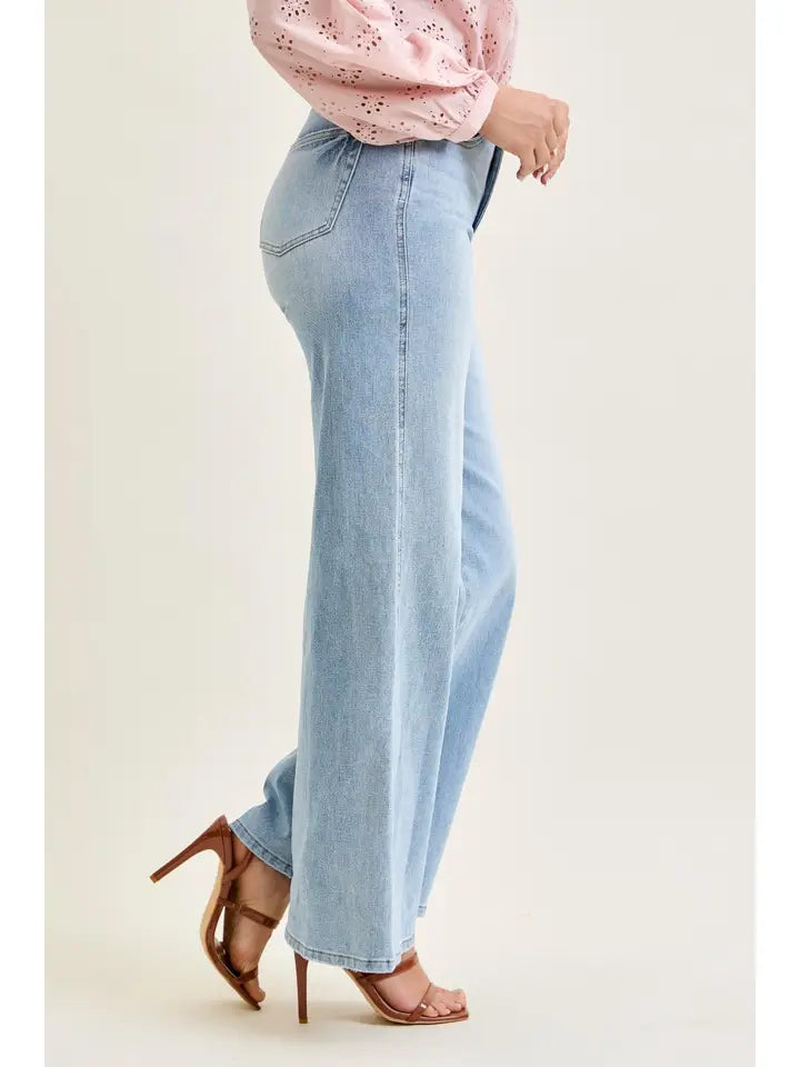 Judy Blue High Waist T.C. Retro Wide w/ Curve Coin Pkt