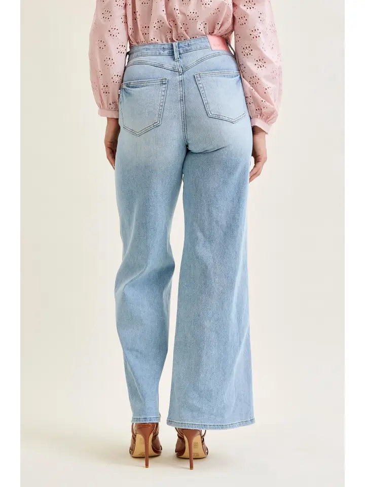 Judy Blue High Waist T.C. Retro Wide w/ Curve Coin Pkt