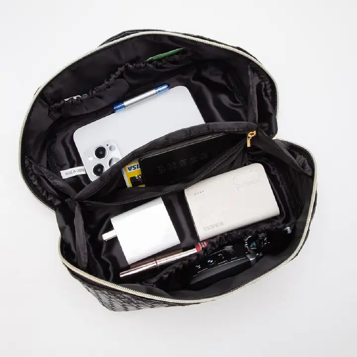 Juliette Woven Makeup Bag