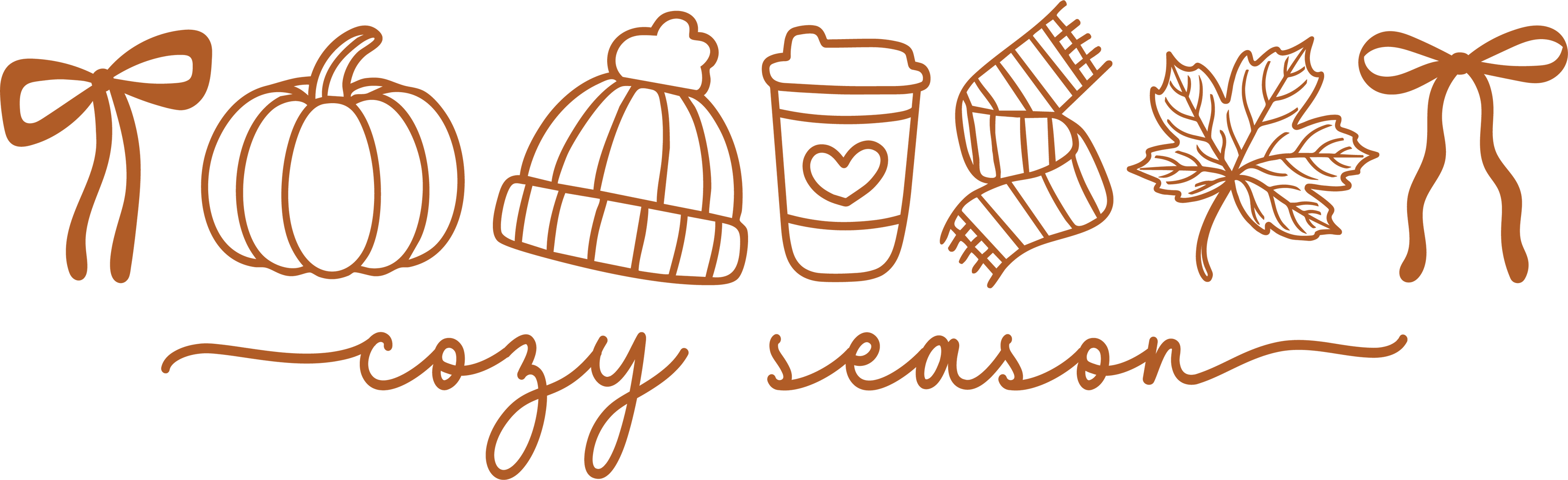 Simple Cozy Season DTF Transfer