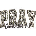 Chetah Pray DTF Transfer