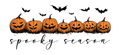 Pumpkin Spooky Season DTF Transfer