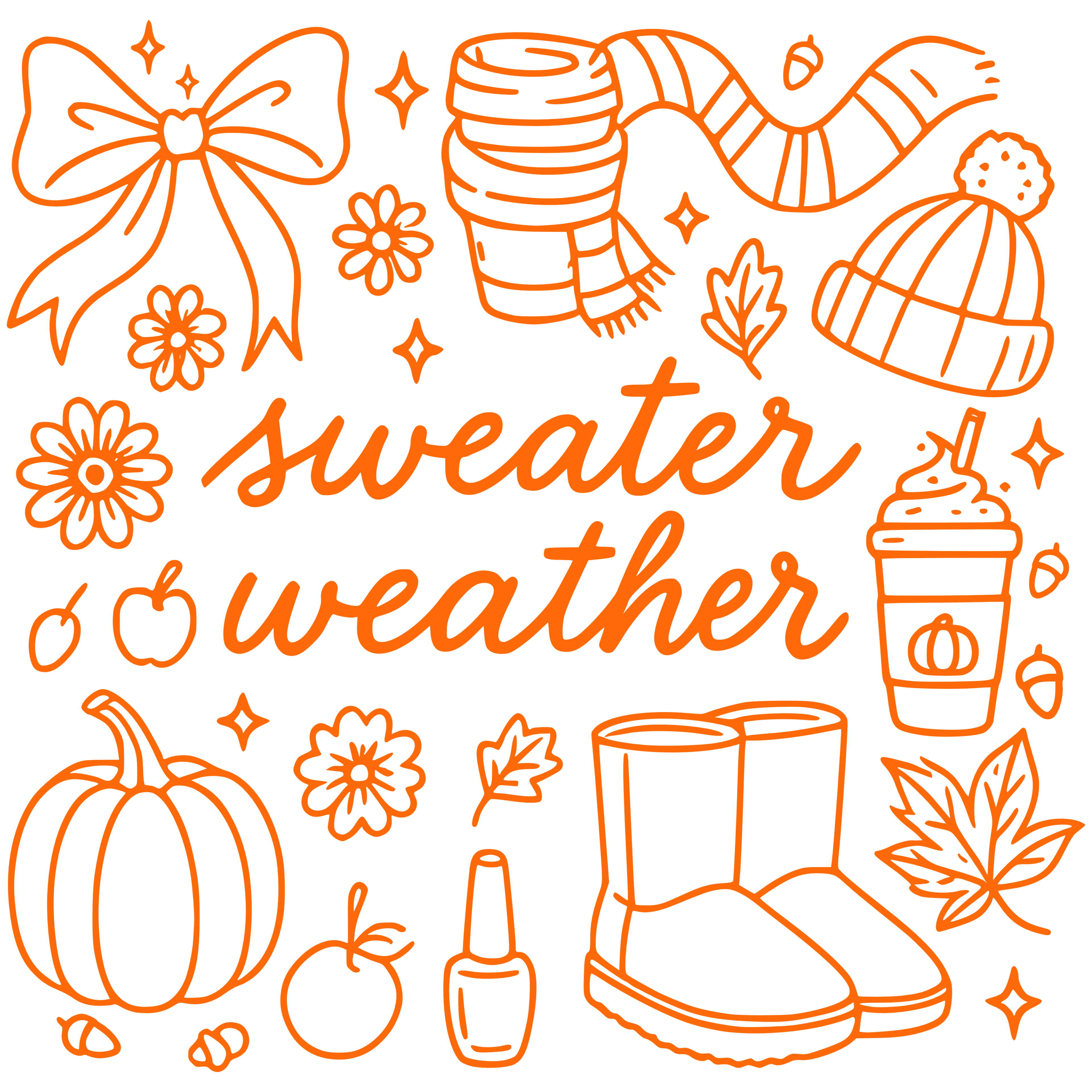 Sweater Weather DTF Transfer