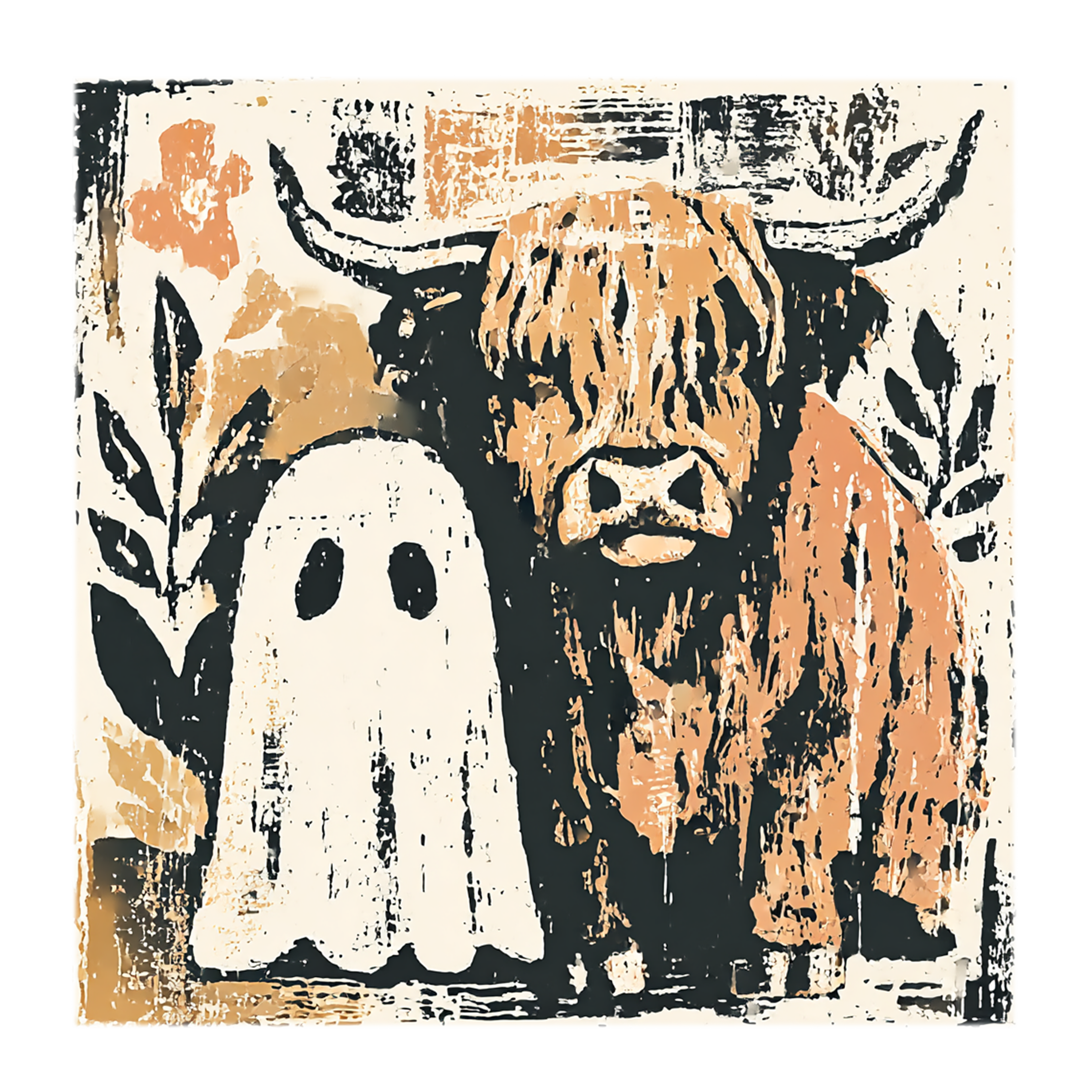 Ghost & Highland DTF Transfer