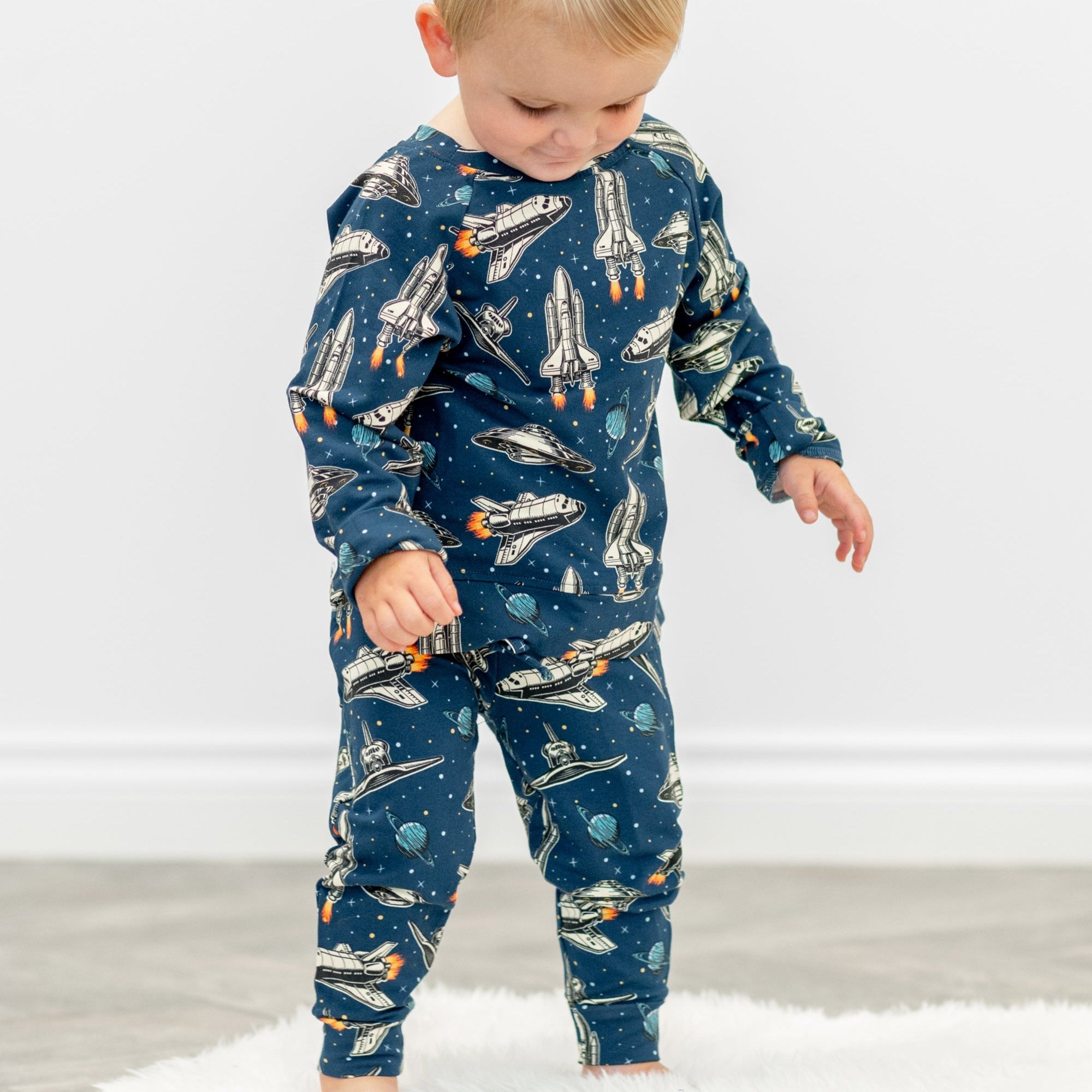 Deep In Orbit Crew Neck Jogger Set