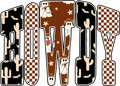 Halloween Howdy Patterned DTF Transfer