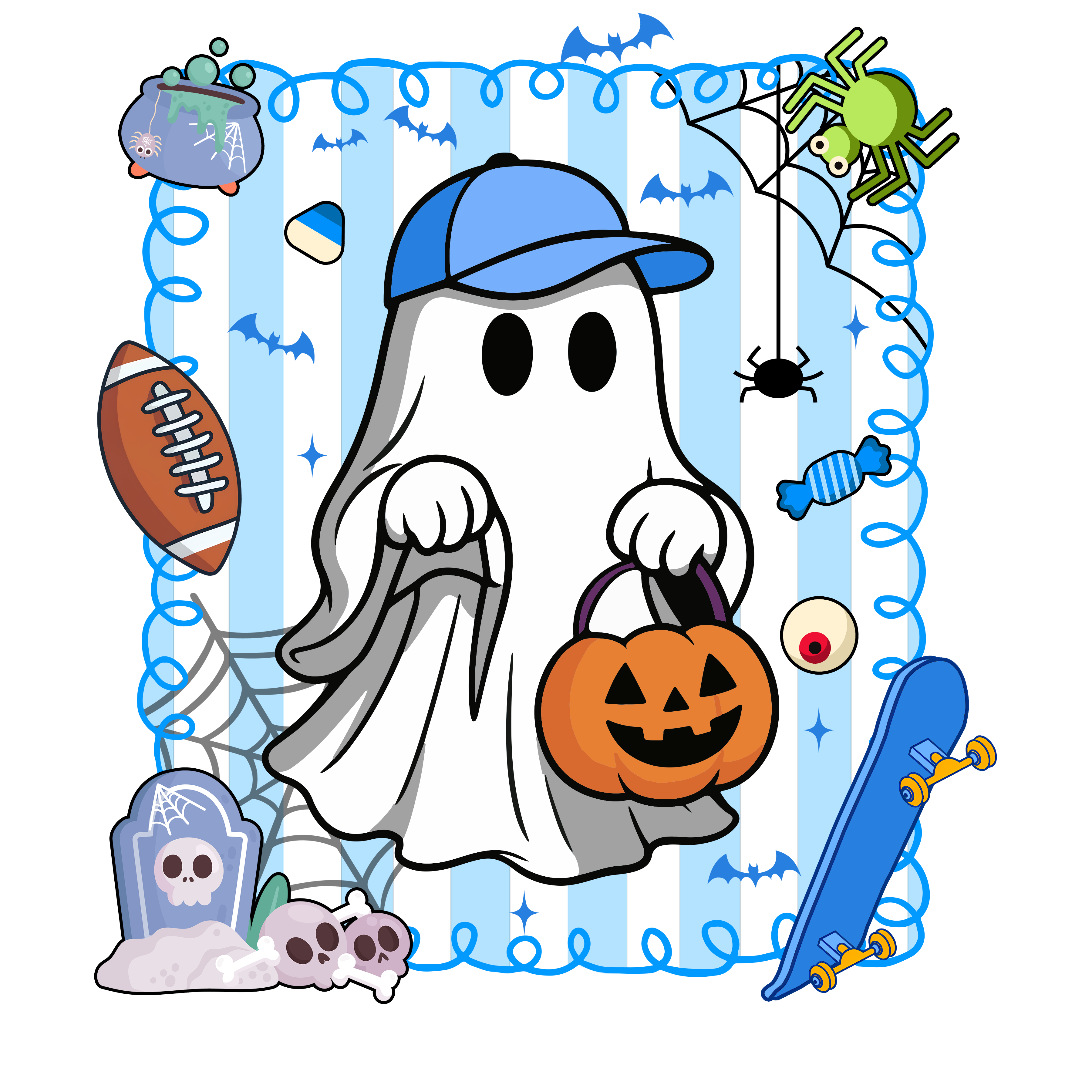 Ghost Boy DTF Transfer