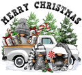 Gnome Merry Christmas DTF Transfer