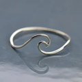 Sterling Silver Wave Ring